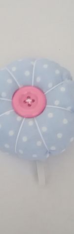 Poduszka na igły igielnik j.niebiesk w kropk