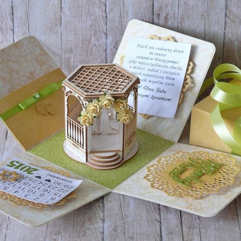 Pudełko niespodzianka z okazji ślubu