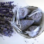 Lawendowy bukiet woreczek i mydło prezent - lawenda