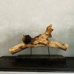 Naturalna rzeźba drewno z hubą - Wabi Sabi  - Piękno natury