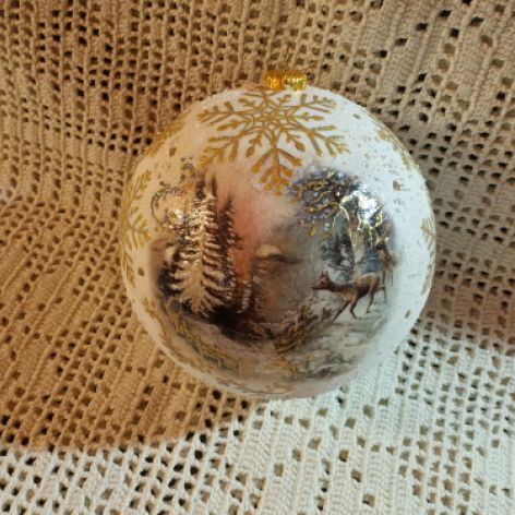 Bombka duża, średnica 15 cm, 3