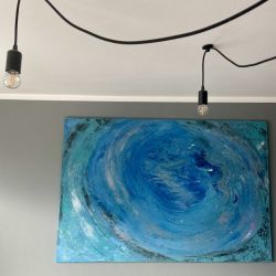 Obraz abstrakcja 100x150 Echo Podświadomości 