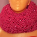 amarant z cekinami - 