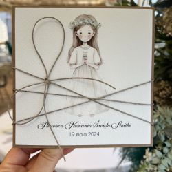 Zaproszenia komunijne z pełną personalizacją 2s