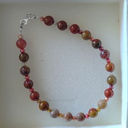 Bransoletka Agat jesień 1