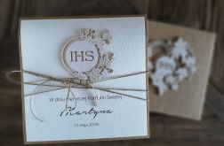 Rustic box Komunia IHS 14x14