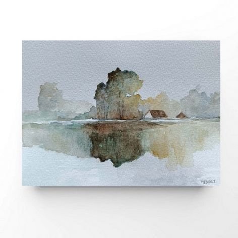 Pejzaż 79-praca formatu A5