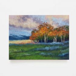 Pejzaż-praca formatu 18/24 cm ,pastelmat Pejzaż-praca formatu 18/24 cm ,pastelmat