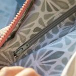 Patchworkowy plecak z suwakiem panterka - 