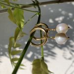 Kolczyki z dużymi naturalnymi perłami - 
