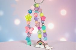 Pastelowy breloczek z jednorożcem