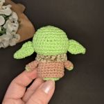Dziecko Yoda walentynka amigurumi - Baby Yoda