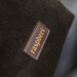 Ciemnooliwkowa kosmetyczka MAXI z weluru - 