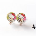 Klipsy Hello Kitty - mix wzorów #4 #5 - #5