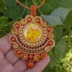 Wisior Pomarańczowy - 