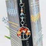 Zakładka do książki- pomarańcz i turkus - 