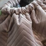 Pikowany pudroworóżowy workoplecak basic - 