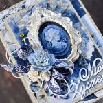 Moc życzeń - z granatową kameą - Kamea - detal III