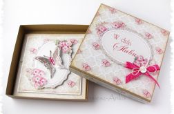 Kartka na ślub w pudełku