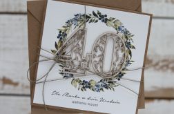 Kartka urodzinowa na 40 urodziny