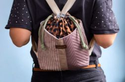 Workoplecak mini patchwork panterka