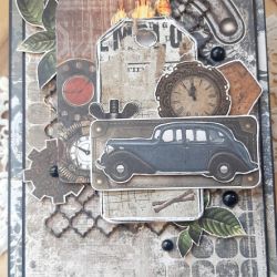 Kartka męska do pudełka