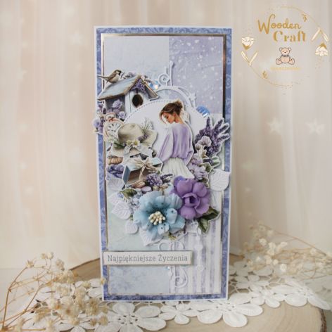 Kartka urodzinowa "Violet Memories 1" GOTOWA