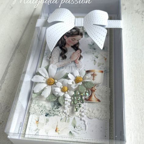 Komunijna kartka hand made 