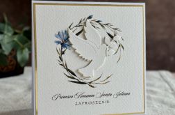 Ręcznie robione zaproszenia komunijne, 5B