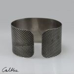 .Łuska - metalowa bransoleta 190111-05 - Bransoletka metalowa