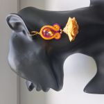 Sweet Plum kolczyki sutasz - 