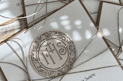 Zaproszenia komunijne z personalizacją minimalistyczne