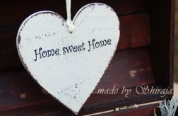 serce drewniane 'Home sweet Home'