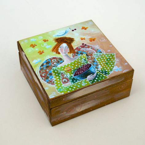 Szkatułka "Smak lata" 13x13 cm