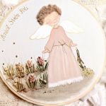 personalizowana pamiątka dla dziewczynki - personalizowana pamiątka chrztu dziewczynki