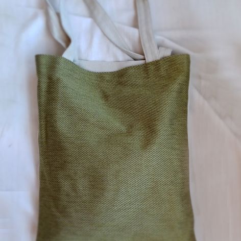 Duża zielona torba shopperka