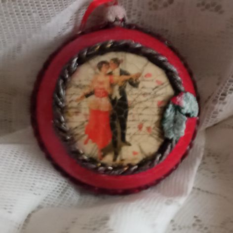 Medalion w stylu vintage
