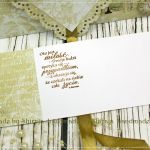 Kopertówka z okazji ślubu- delikatna oliwka - 