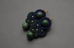 kolorowe kolczyki lub klipsy sutasz z chryzokolą 1