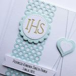 Urokliwa kartka na Komunię personalizowana  - Delikatna pamiątka komunijna handmade
