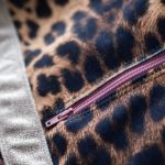 Shopperka z weluru panterka - 