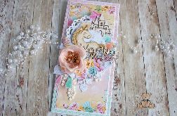 Kartka urodzinowa DL z jednorożcem GOTOWA