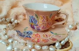 Irysy ręcznie malowany komplet