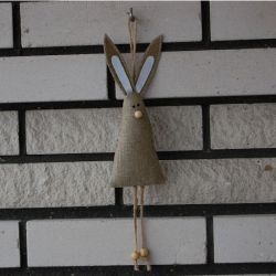 Lniane zające wiszące