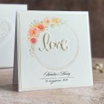 Kartka ślubna z pudełkiem i kopertą, WP 42C - Kartka ślubna z pudełkiem i kopertą