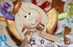 Gwiazdeczki… aniołki z masy solnej - prezenty dla gości -dekoracje świąteczne - ozdoby choinkowe