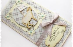 Kartka wielkanocna z barankiem