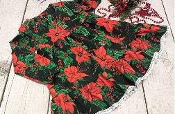 Sukienka w świąteczne kwiaty r.104