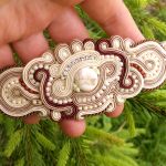 Bransoletka Kremowo-Beżowa Howlit - 