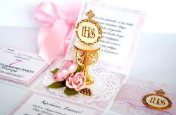 Pamiątka Komunii z kielichem #122